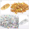 Flocos de glitter misto 12 cores lantejoulas de unha